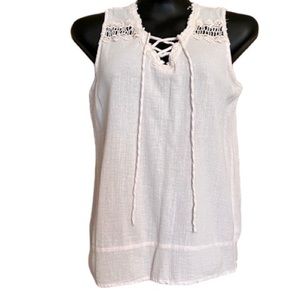 Pink South Main sleeveless top